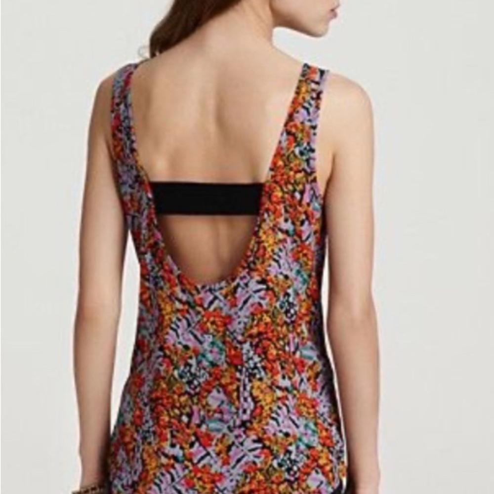 Patterson j Kincaid Floral Sleeveless Women's Top NEW size M